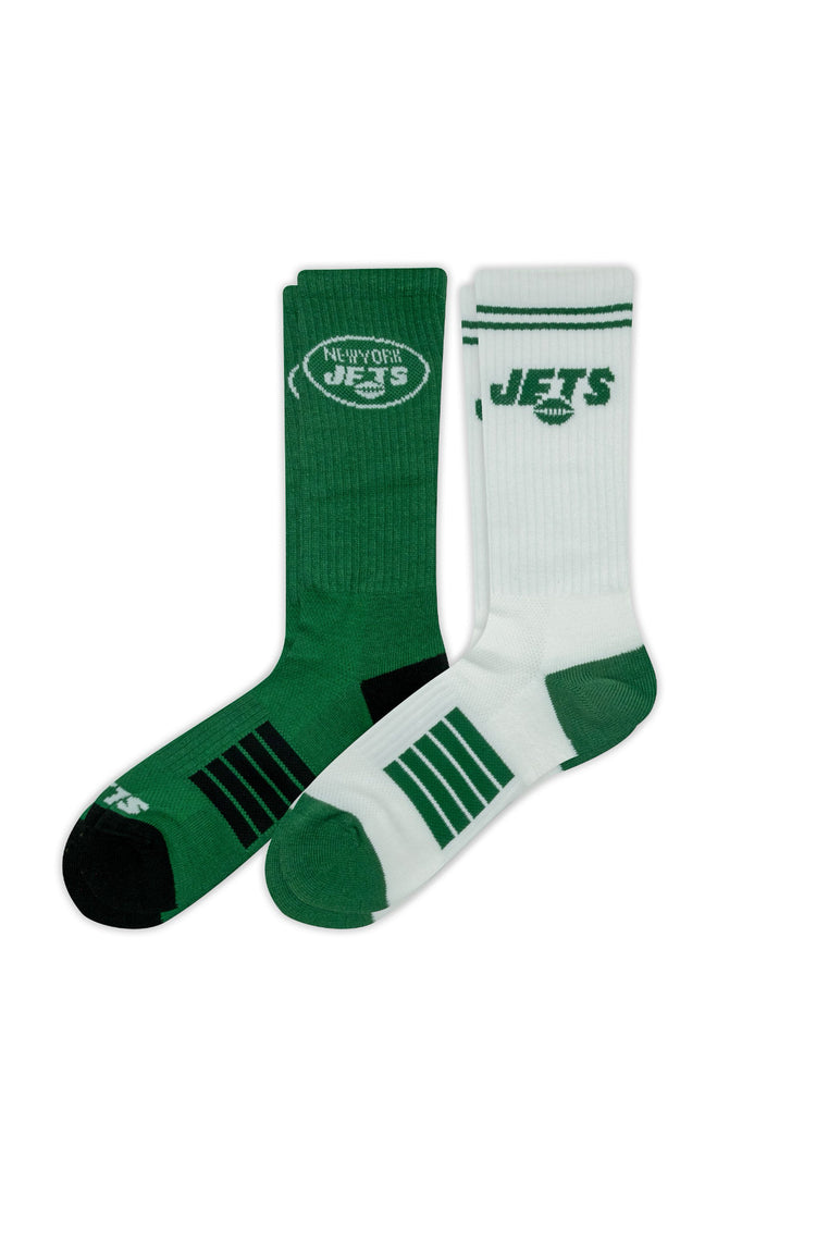 NFL Adult 2-Pack socks. New York Jets.