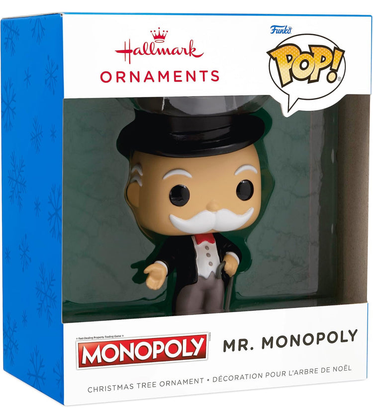 Hallmark Hasbro Mr. Monopoly Funko POP! Christmas Ornament