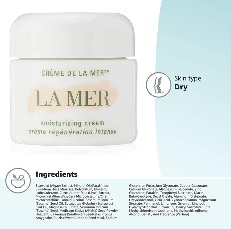 LA MER | Creme de La Mer, Moisturizing cream 2OZ , white.