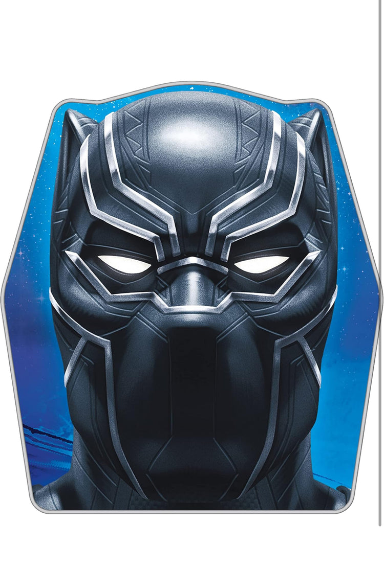 PEZ Black Panther Gift Set - Includes 4 Dispensers (Black Panther, Shuri, Purple Black Panther, and Okoye) + 6 candy refills in collectible tin, Orange,Purple, 1 Count, 13.3 ounces