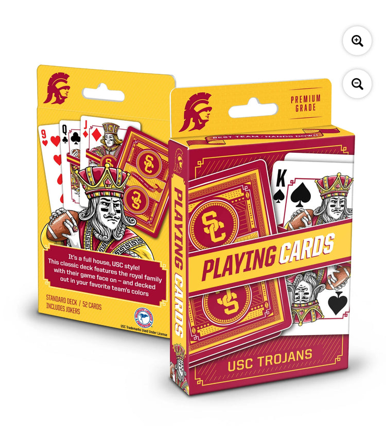 YouTheFan NCAA USC Trojans Classic Series Playing Cards.