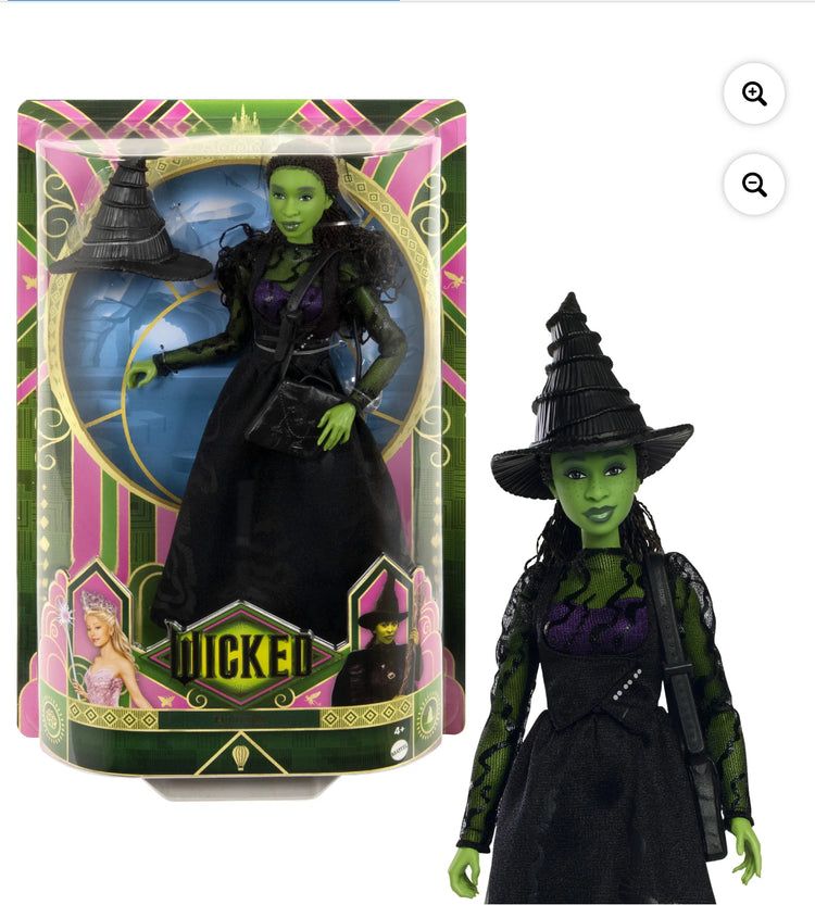 Universal Pictures’ Wicked Elphaba Fashion Doll with Removable Fashions & Accessories. This is the error wicked.com