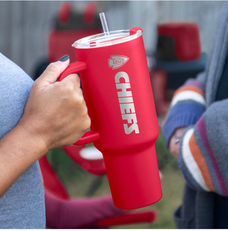 NFL 40 oz. 2 pack Insulated Tumblers. Kansas City Chiefs.