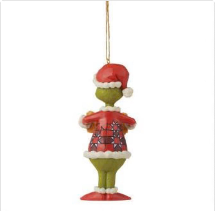 I’m Here For Presents - Grinch PVC Ornament