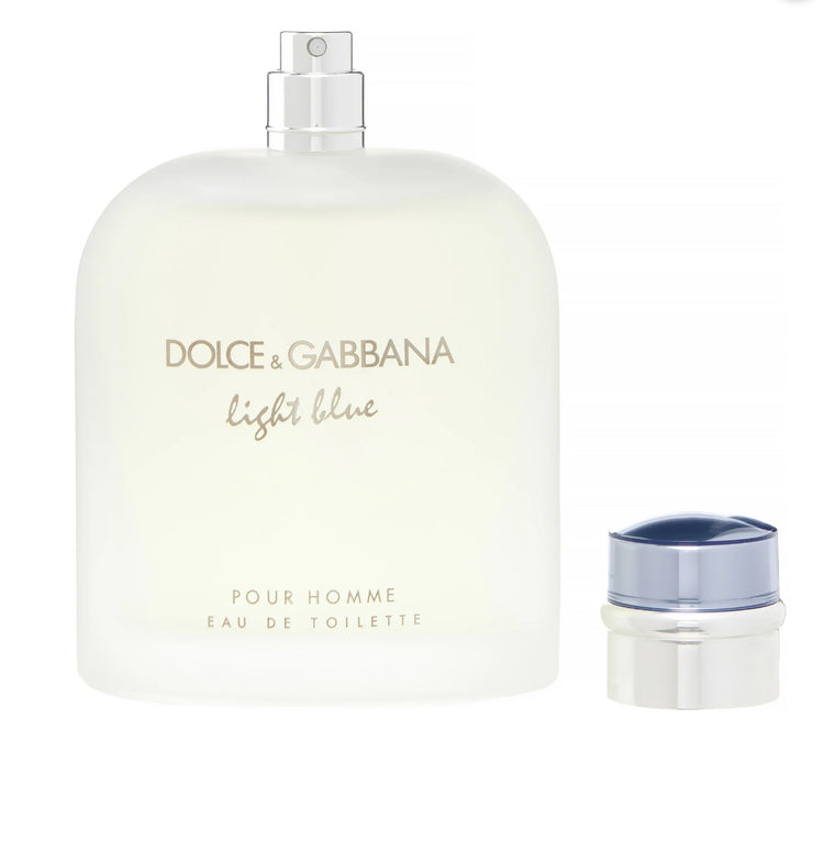 Dolce & Gabbana Light Blue Pour Homme Eau De Toilette Spray, Cologne for Men, 6.7 oz