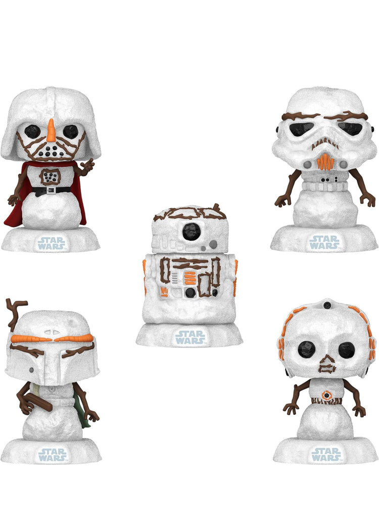 Funko Pop! Star Wars Holiday: Snowman 5 Pack, Amazon Exclusive