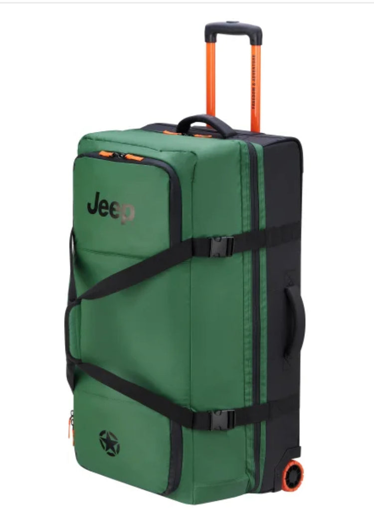 JEEP 2 Wheeled Trolley Duffel Bag