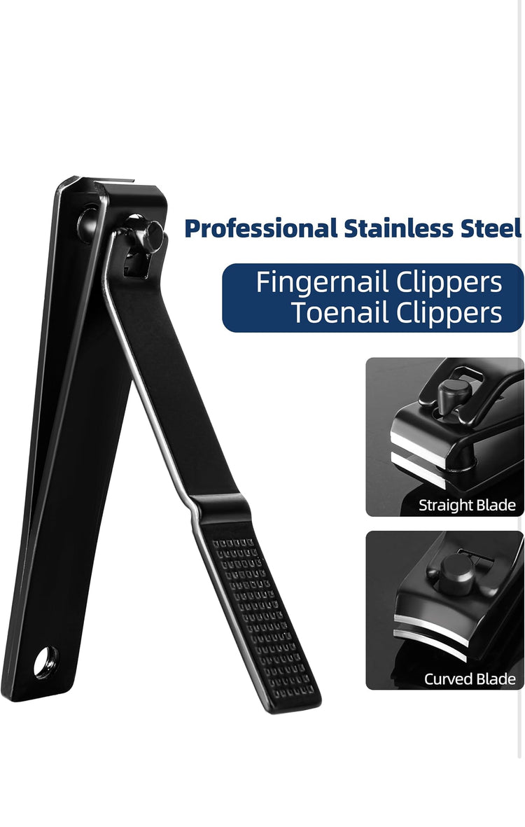 Nail Clippers Set, Ultra Sharp Toenail Clippers and Fingernail Clipper, Nail File, Nail Cutter, Nail Clippers for Adults Men Women, Gifts for Women Men, Christmas Stocking Stuffers for Adults Men