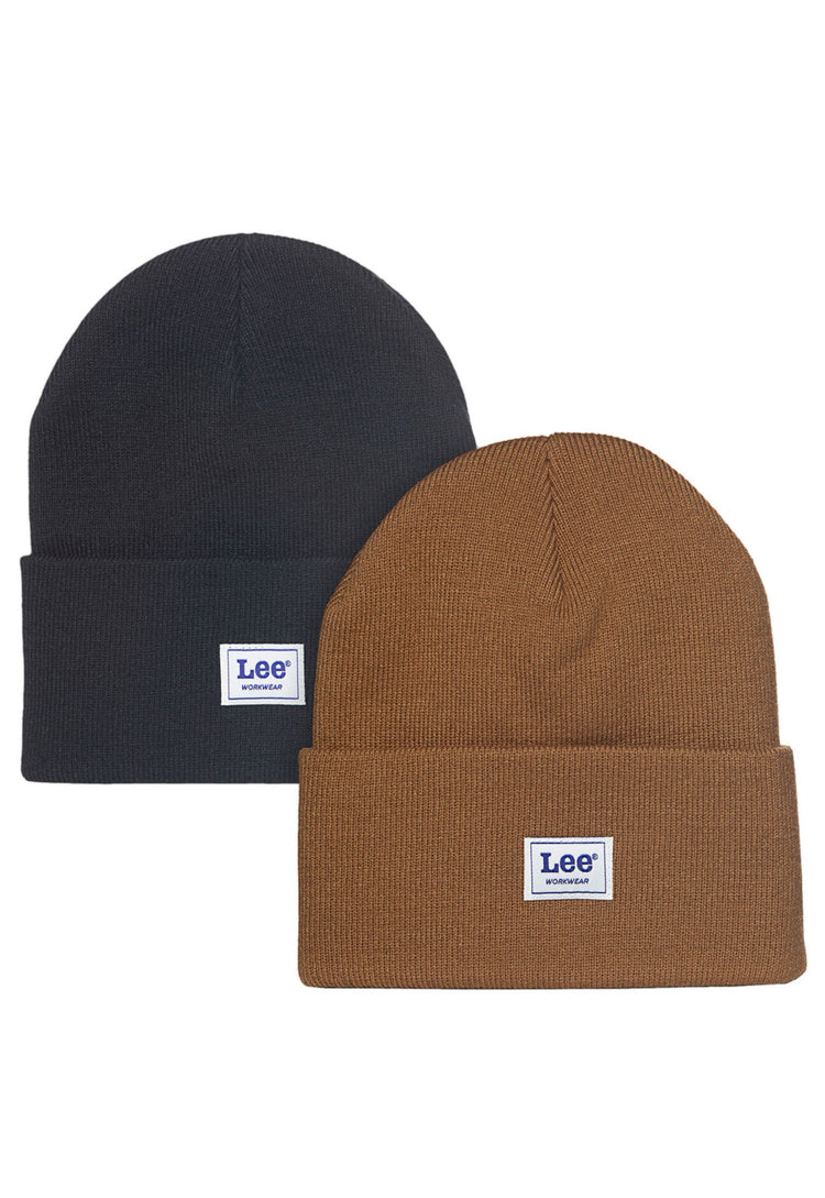 Lee Workwear Men’s 2Pk Beanie. These come in two packs as shown.