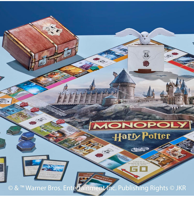 Monopoly HARRY POTTER Edition Board Game | A Magical Adventure at Hogwarts | Ages 8 and Up | 2 to 6 Players | Family Games | Gifts for Kids and Adults