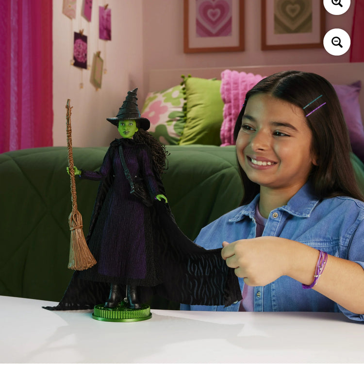 Universal Pictures’ Wicked Deluxe Elphaba Fashion Doll & Accessories with Braided Hair & Possibility. This is the error wicked.com