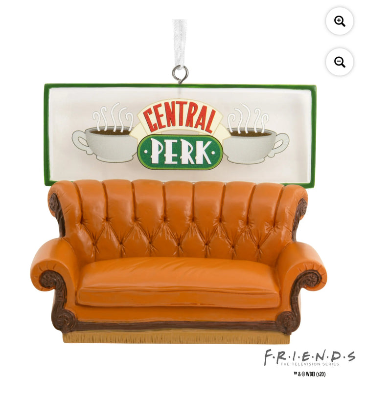 Hallmark Friends Central Perk Cafe Couch Christmas Ornament