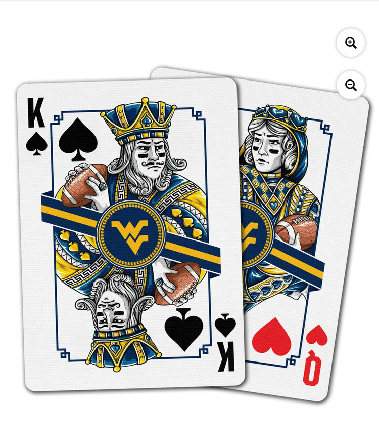 YouTheFan NCAA West Virginia Mountaineers Classic Series Playing Cards.