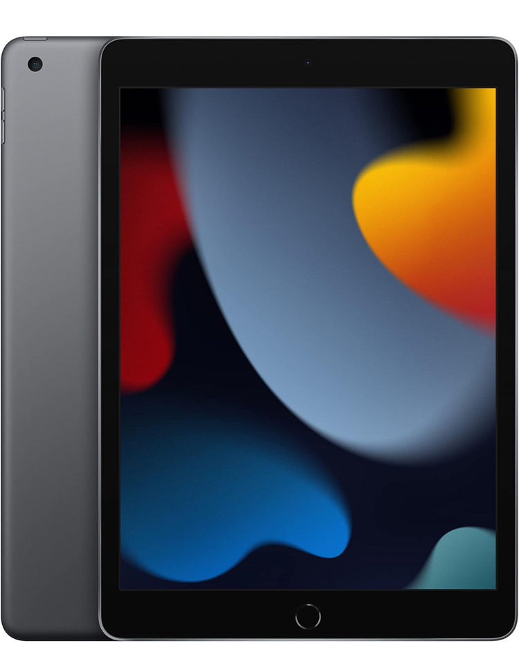 Apple iPad (9th Generation): with A13 Bionic chip, 10.2-inch Retina Display, 64GB, Wi-Fi, 12MP front/8MP Back Camera, Touch ID, All-Day Battery Life – Space Gray