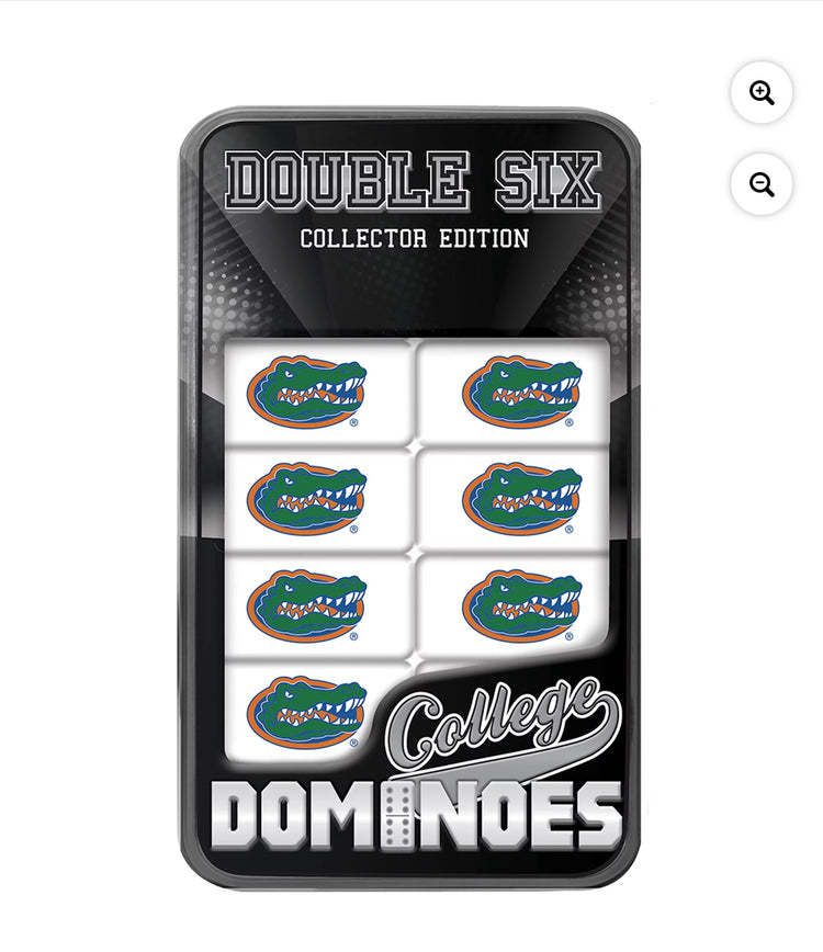 MasterPieces Officially Licensed NCAA Florida Gators 28 Piece Dominoes Game for Adults