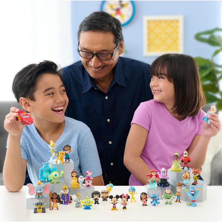 Disney100 Years of Furry Friendships, Limited Edition 10-piece Figure Set, Kids Toys for Ages 3 Up by Just Play