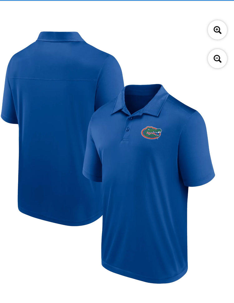 Men's Fanatics Branded Royal Florida Gators Logo Polo. Size L