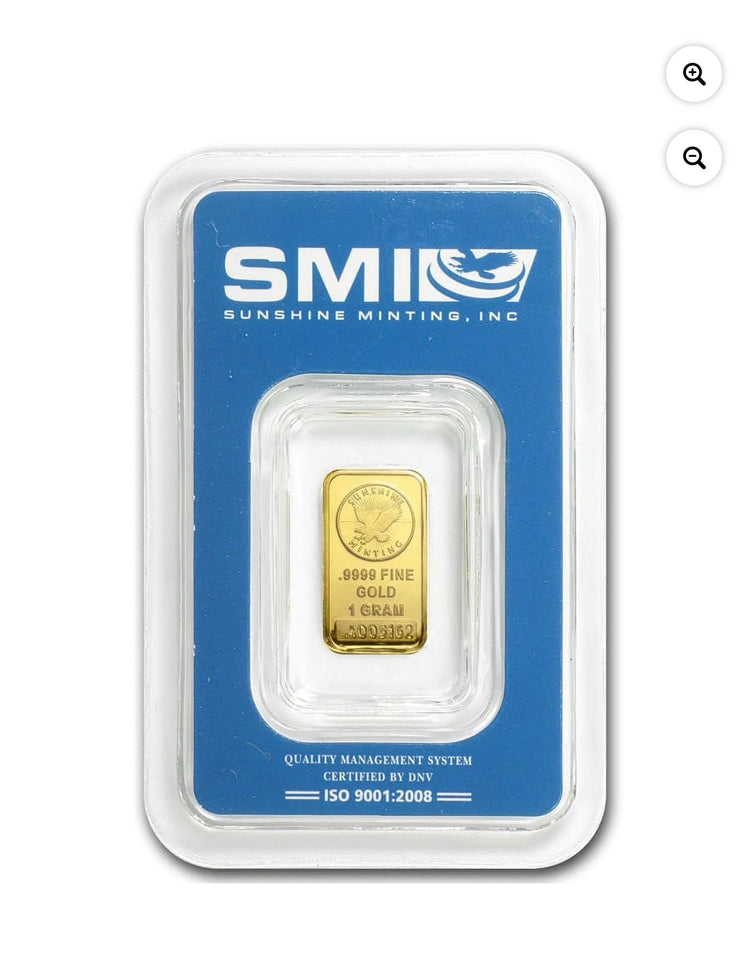 1 gram Gold Bar - New Design (In TEP Packaging) The price of gold is going up it’s time to buy now.