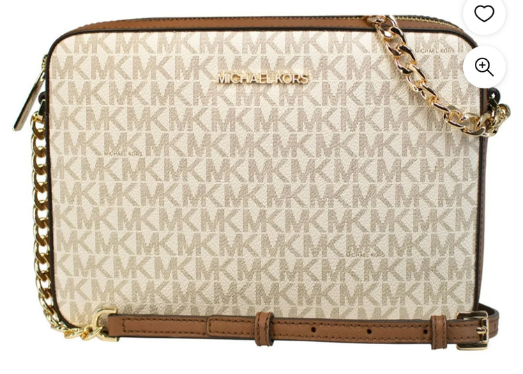 Michael Kors Women's Jet Set Large East West Crossbody Handbag