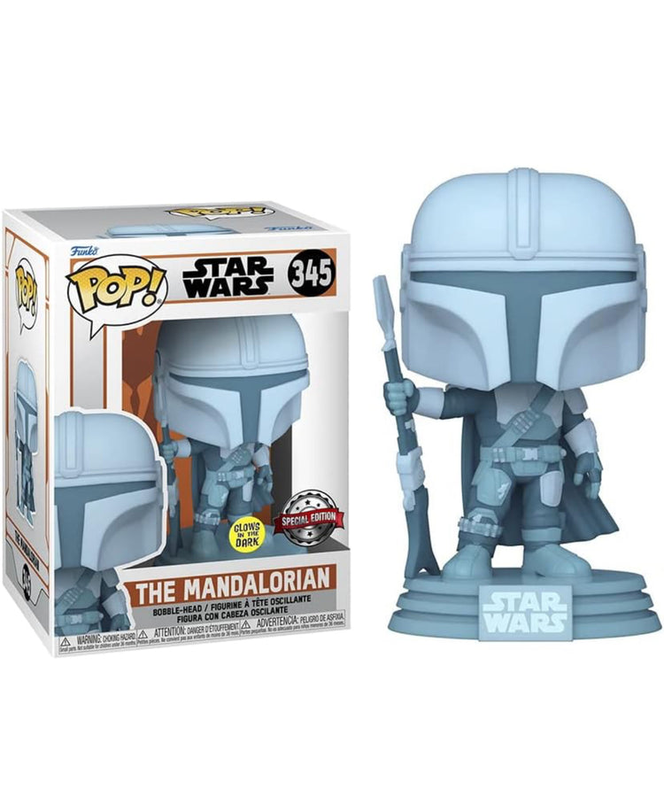 Mandalorian Hologram (Star Wars) Funko Pop! Glow in the Dark Exclusive.