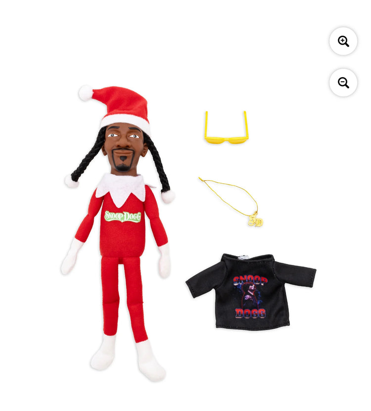 Snoop Dogg Snoop on The Stoop 12” Christmas Red Plush Figurine.