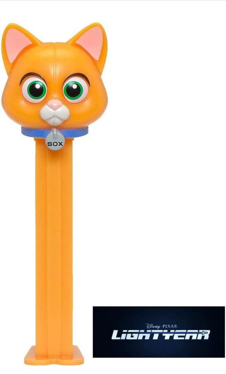 PEZ Buzz Lightyear Candy Dispenser Set – Buzz Lightyear Alpha Class And Sox The Cat PEZ Dispensers With Extra Pez Candy Refills.