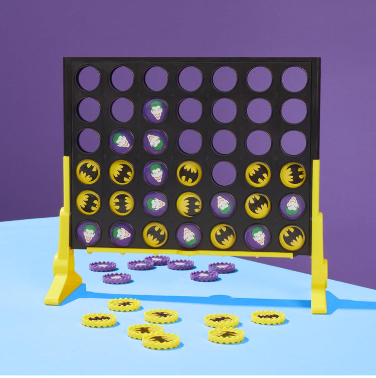 Hasbro Gaming CONNECT 4 BATMAN Strategy Board Game, 2 Players | Ages 6 and Up | Amazon Exclusive.