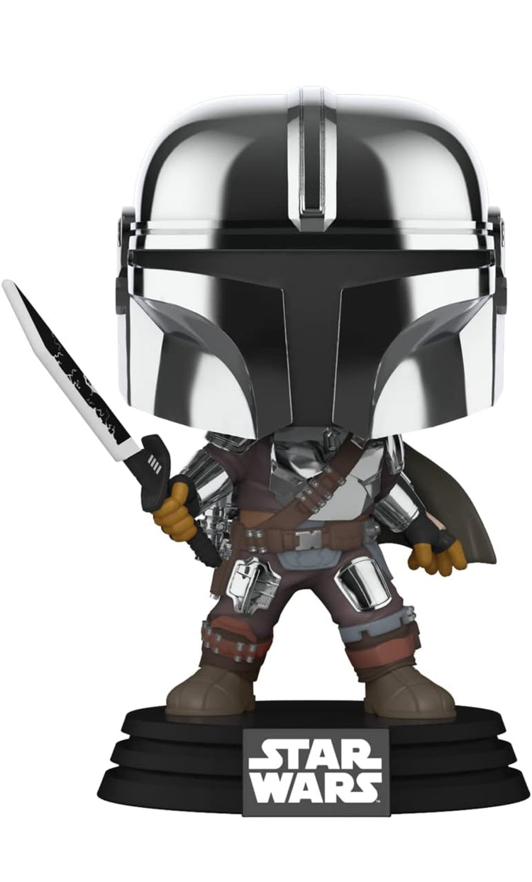 4.9 4.9 out of 5 stars (2,667)
POP Funko Star Wars Mandalorian with Darksaber (Chrome & Glow in The Dark), Exclusive