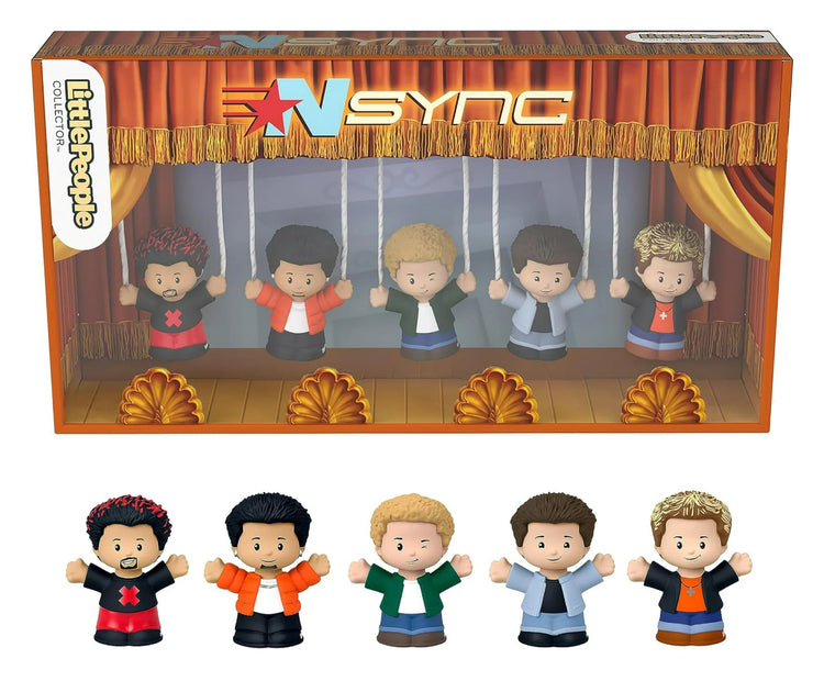 Little People Collector NSYNC Special Edition Set in a Display Gift Package for Adults & Music Fans, 5 Figures