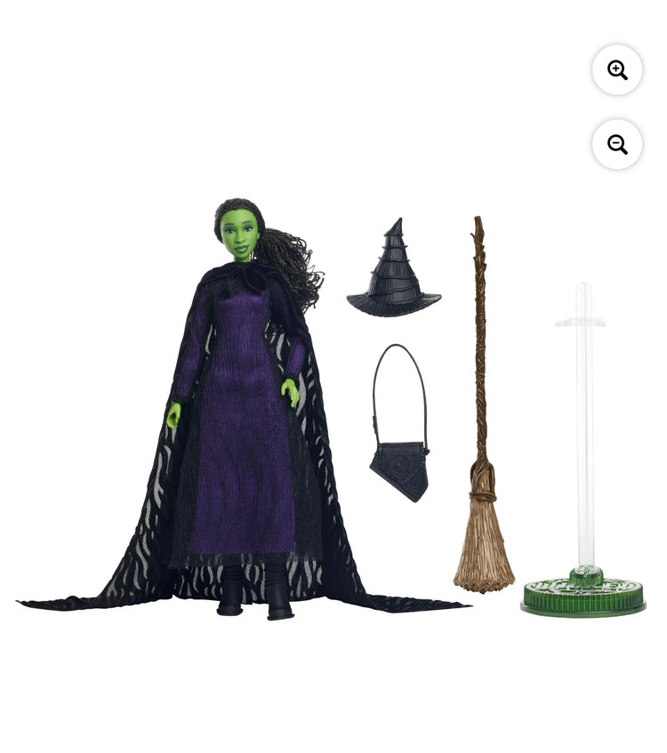 Universal Pictures’ Wicked Deluxe Elphaba Fashion Doll & Accessories with Braided Hair & Possibility. This is the error wicked.com