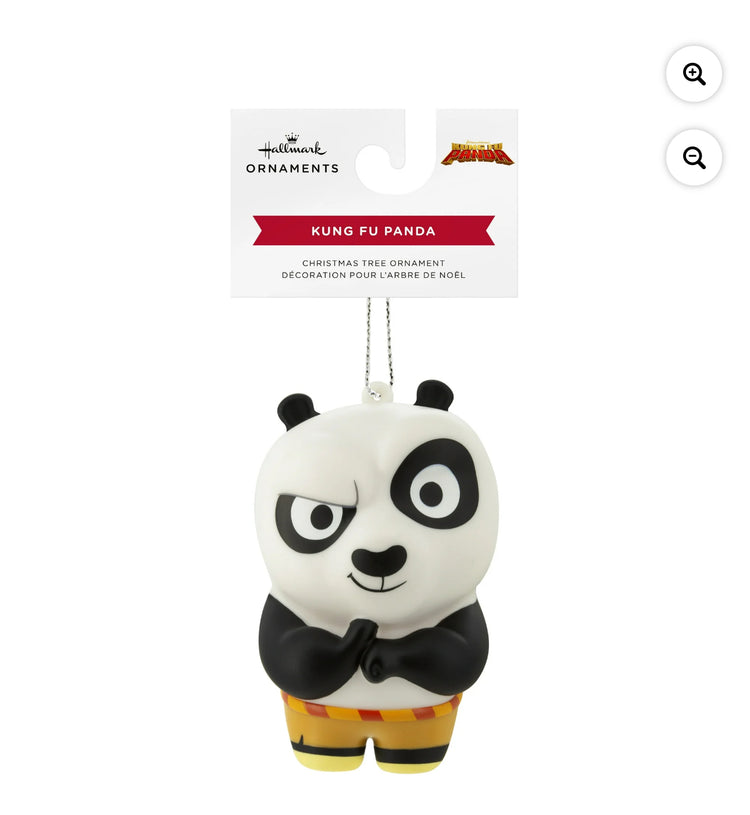 Hallmark Kung Fu Panda Christmas Ornament, Shatterproof. Great Christmas gift.