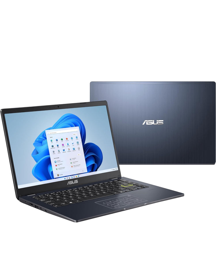 ASUS Vivobook Go 14 L410 Ultra Thin Laptop, 14â€ FHD Display, Intel Celeron N4020 Processor, 4GB RAM, 64GB eMMC, NumberPad, Windows 11 Home in S Mode, 1 Year Microsoft 365, Star Black,