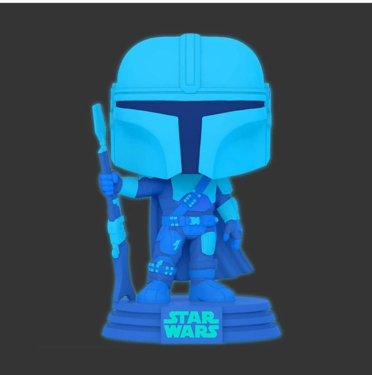 Mandalorian Hologram (Star Wars) Funko Pop! Glow in the Dark Exclusive.