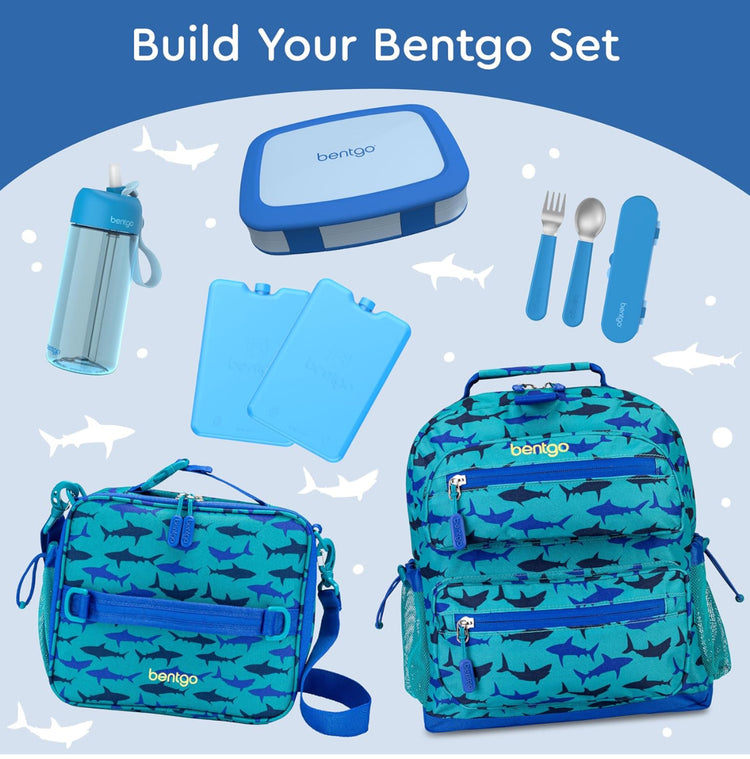 Bentgo® Kids Bento-Style 5-Compartment Leak-Proof Lunch Box - Ideal Portion Sizes for Ages 3 to 7 - Durable, Drop-Proof, Dishwasher Safe, BPA-Free, & Made with Food-Safe Materials