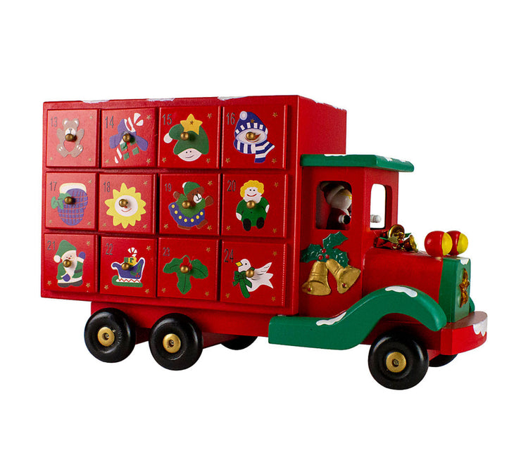 Northlight 14" Christmas Truck Advent Calendar.