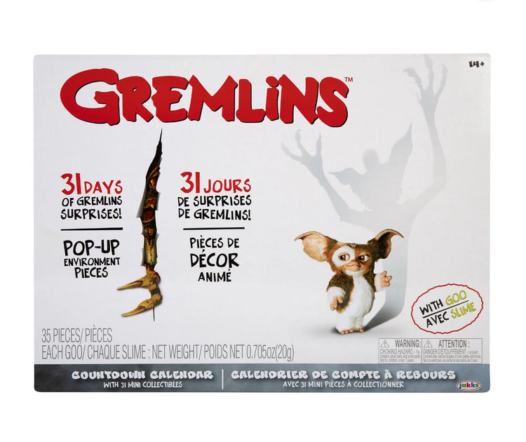 Gremlins Countdown Calendar Includes 31 Surprise Stylized Posed Vinyl Figure Accessories