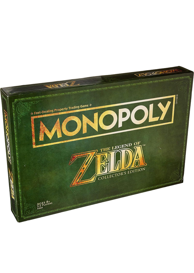 Monopoly Legend of Zelda Collectors Edition Board Game Ages 8 & Up