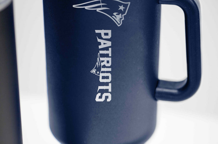 NFL 40 oz. 2x pack Insulated Tumblers. New England Patriots.