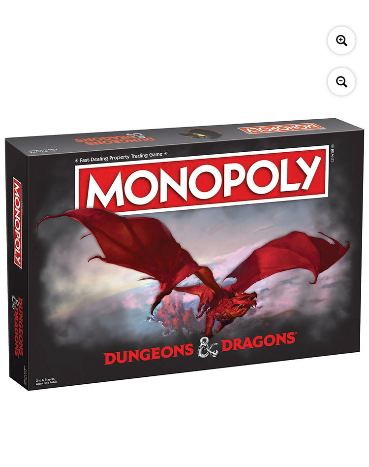 Monopoly Dungeons & Dragons Edition Board Game. Rare and hard to find!