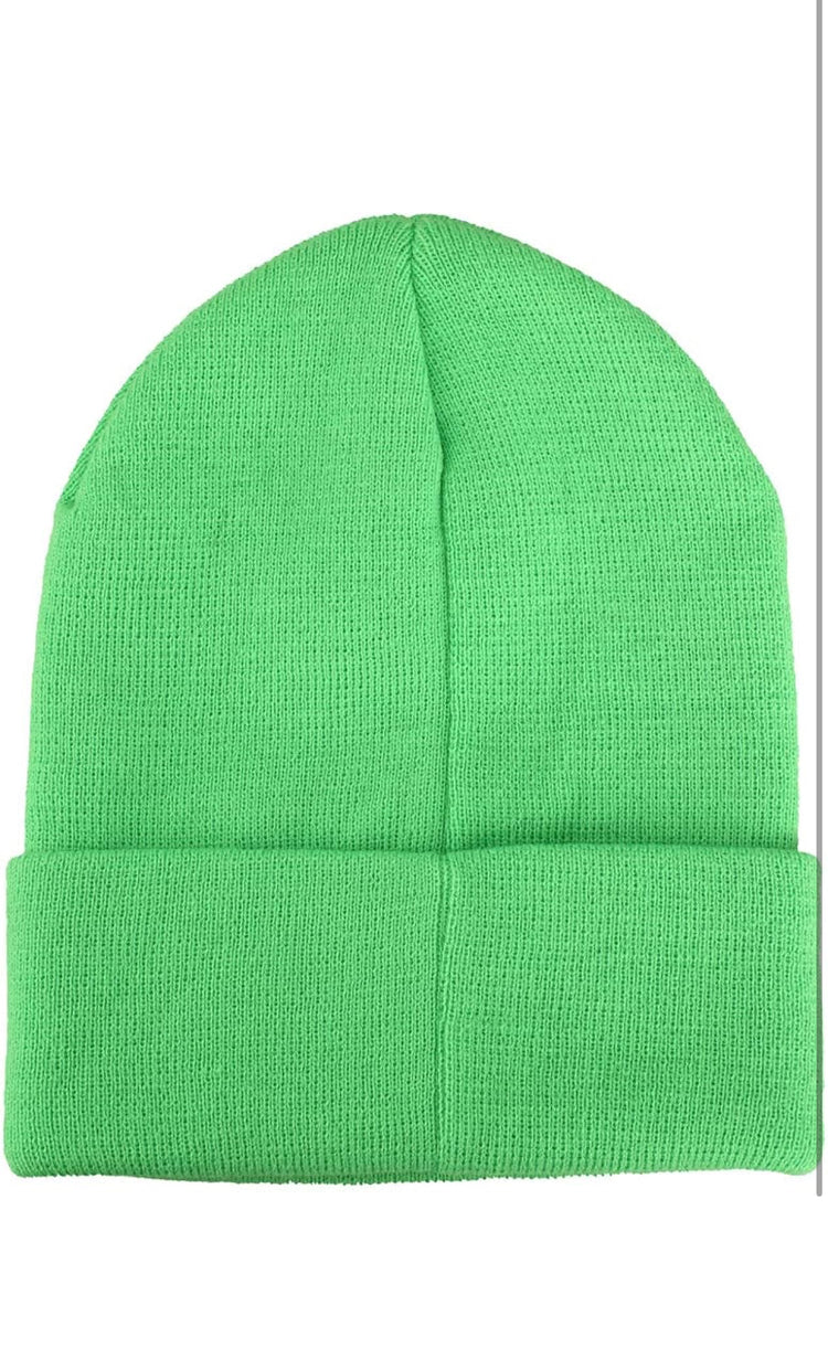 Hunter X Hunter Ribbed Knitted Green Beanie Hat. Anime