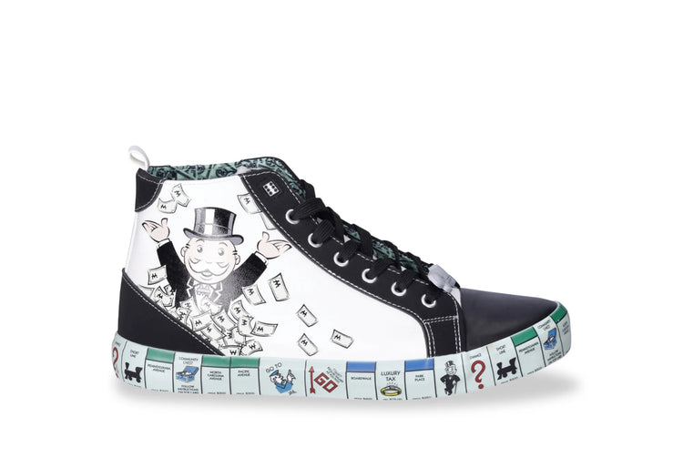 Monopoly Men's High-Top Sneakers