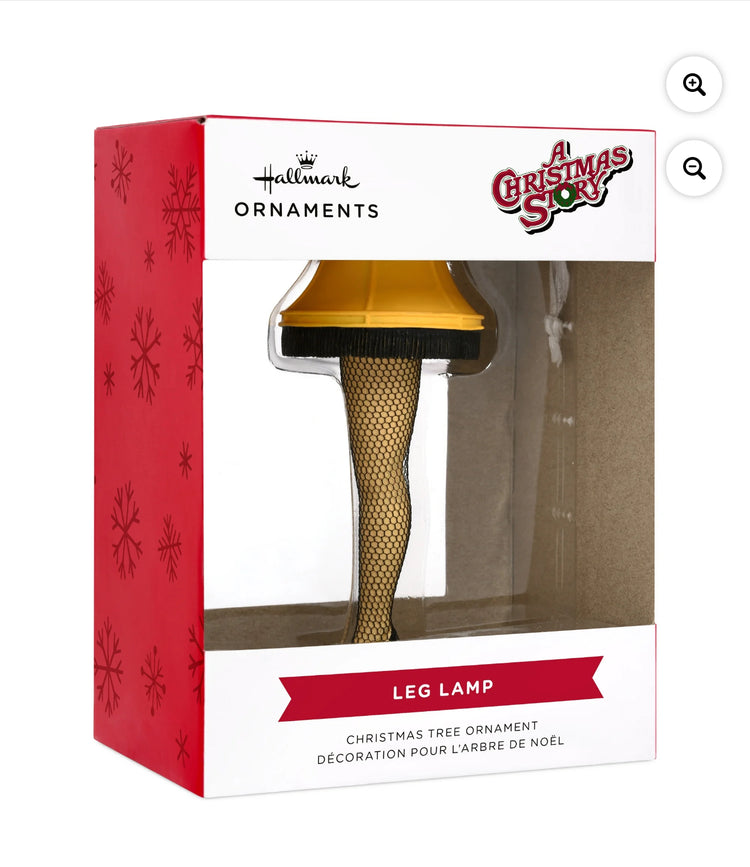 Hallmark A Christmas Story Leg Lamp Christmas Ornament.