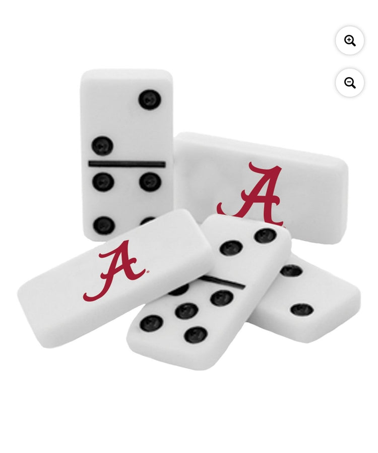 MasterPieces Officially Licensed NCAA Alabama Crimson Tide 28 Piece Dominoes Game for Adults.