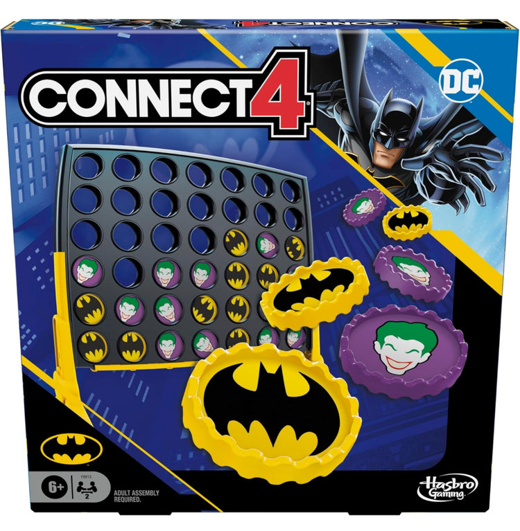 Hasbro Gaming CONNECT 4 BATMAN Strategy Board Game, 2 Players | Ages 6 and Up | Amazon Exclusive.