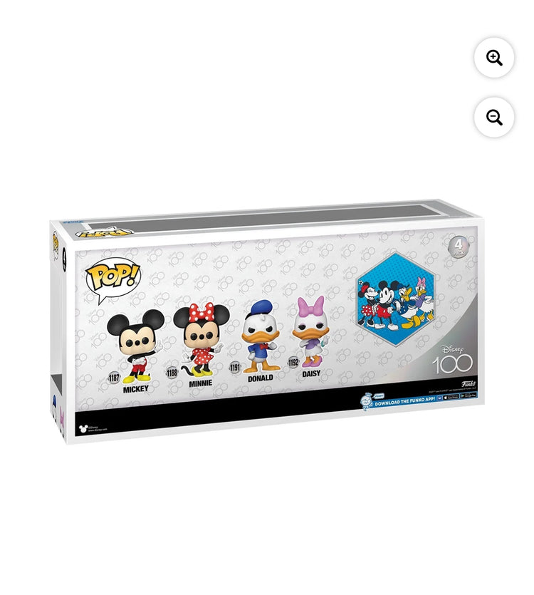 Funko Pop! Disney: D100 - Disney Classics 4PK Vinyl Figure.