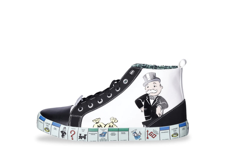 Monopoly Men's High-Top Sneakers