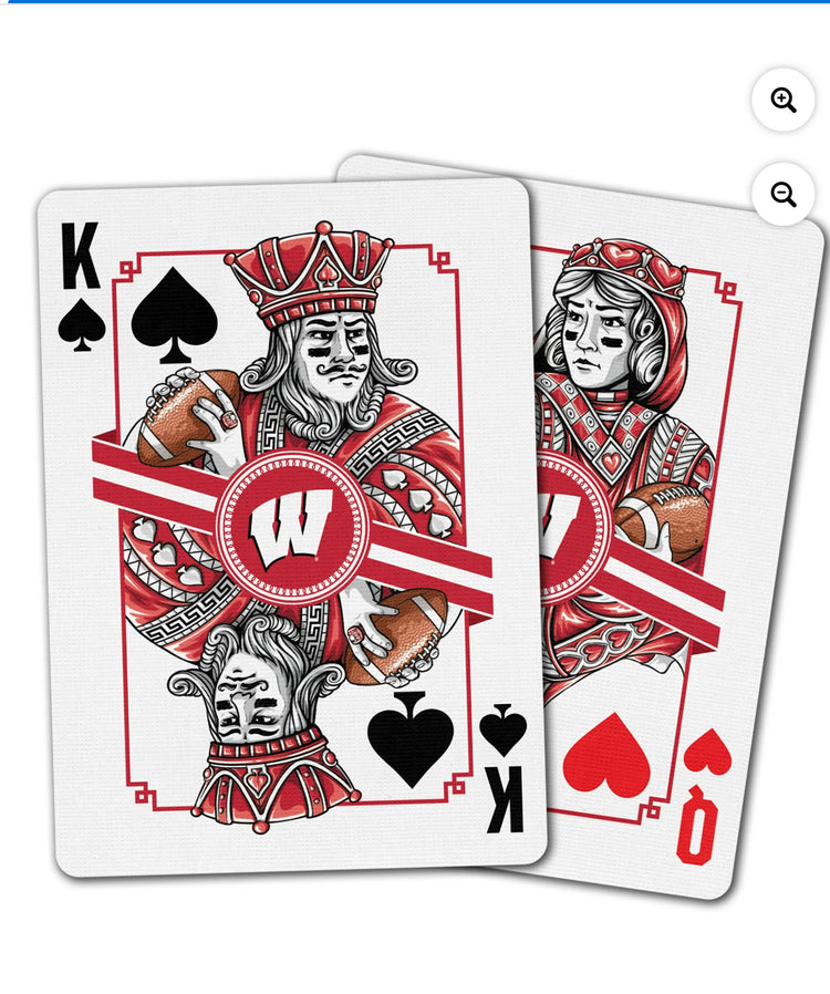 YouTheFan NCAA Wisconsin Badgers Classic Series Playing Cards.