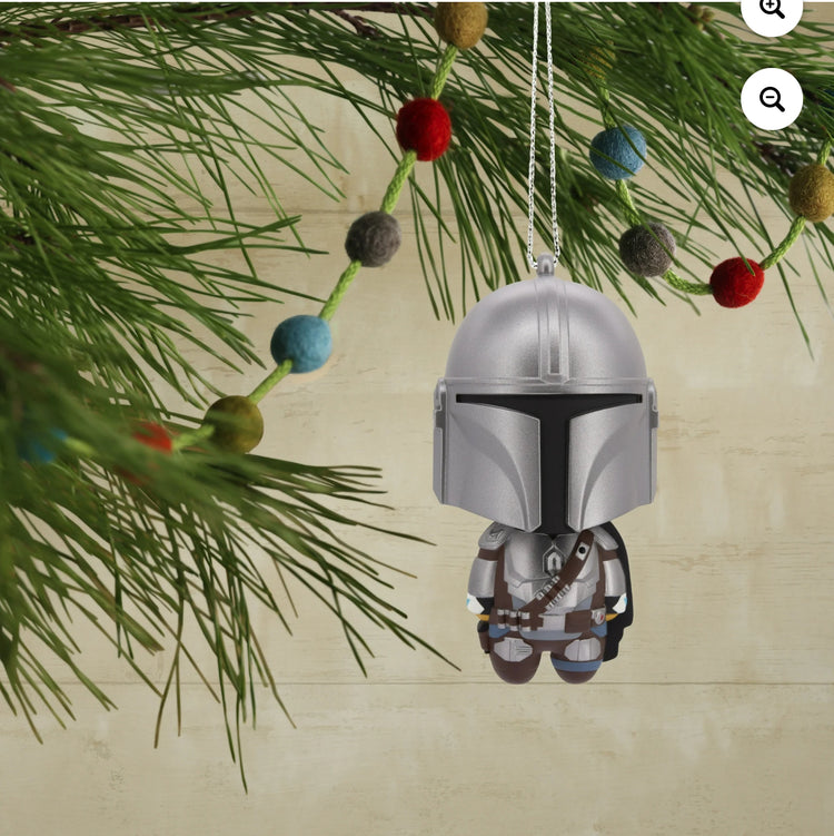 Hallmark Star Wars: The Mandalorian Christmas Ornament, Shatterproof