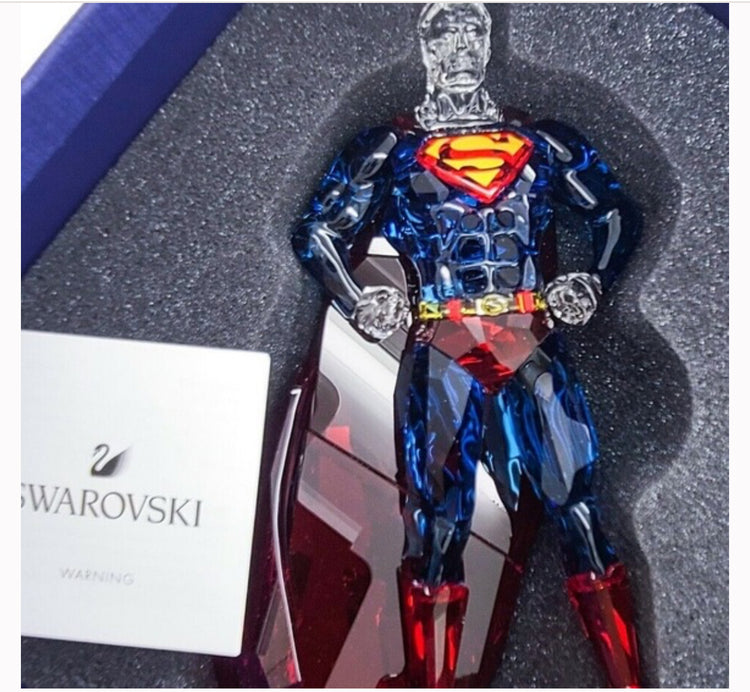 Swarovski DC Comics Superman Red/Blue One Size.