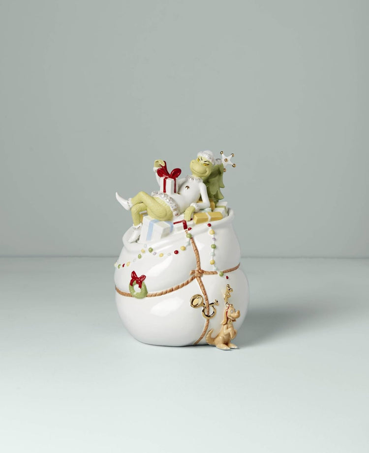 Lenox 894169 Merry Grinchmas Cookie Jar.